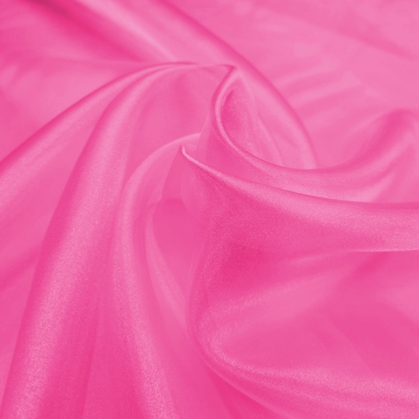 Plain Dyed Organza Shocking Pink